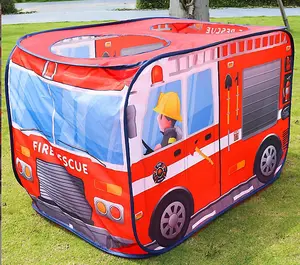 Red Fire Truck Children's Play Tent