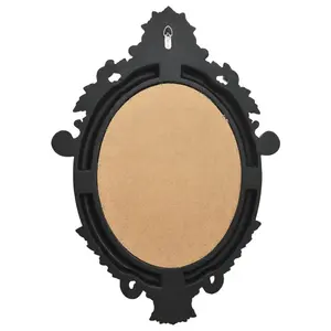 Ginn Oval Wall Mirror Black