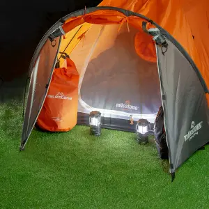 Milestone Camping Deluxe 2-Person Pop Up Dome Tent