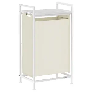 Laundry Hamper Cream White/Cloud White