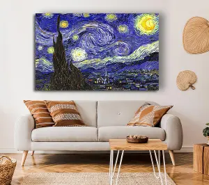 Starry Night Canvas Print Wall Art - Medium 20 x 32 Inches