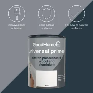 GoodHome White Multi-surface Primer & undercoat, 750ml