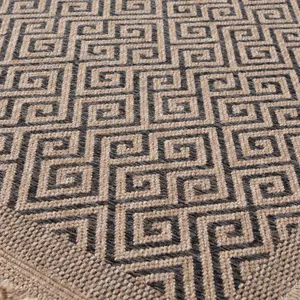 Nature Collection Outdoor Rug in Dark Grey  5100DG