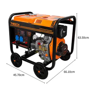 T-Mech 2kVA Portable Diesel Generator Open Frame