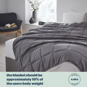 Silentnight Wellbeing Adult Weighted Blanket - 6.8Kg