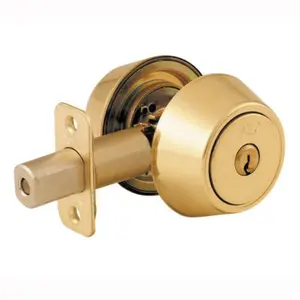 Yale Locks P5211 Security Deadbolt Polished Brass