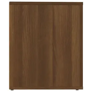 Berkfield Bedside Cabinets 2 pcs Brown Oak 50x39x47 cm