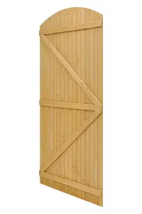 Garden Gate Pine Wooden Semi Side Opening Gate Semi Braced H 210 cm x W 105 cm