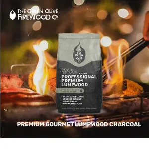 Green Olive Firewood Co Premium Professional Lumpwood Charcoal 20kg