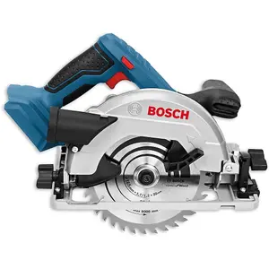 Bosch 18v GKS 18V-57 G 165mm Cordless Circular Saw Inc Guide Rail Base 2 x 5.0ah