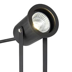 Luminosa Picco Outdoor 12W LED Spike Light Matt Black 4000K, IP65