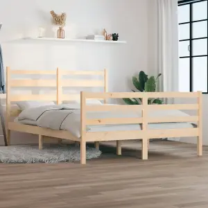 Berkfield Bed Frame Solid Wood Pine 160x200 cm