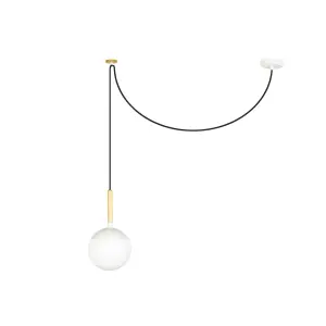 Luminosa Mine White Pendant Lamp, E27