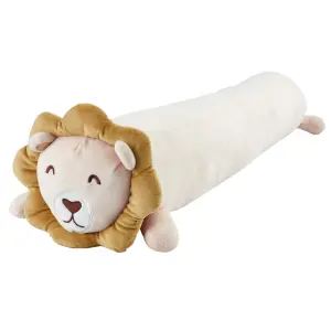 Catherine Lansfield Cuddle Friends Lion 90x15cm Large 3D Cushion Yellow