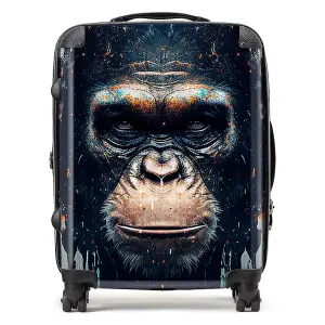 Gorilla Face Splashart Suitcase - Large