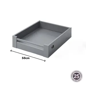 GoodHome Soto Matt anthracite Drawer front (H)187mm (W)455mm (T)13mm