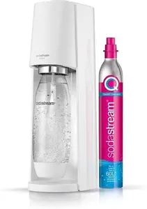 Terra Sparkling Water Maker, Sparkling Water Machine & 1L Fizzy Water Bottle, Retro Drinks Maker W. BPA-Free Water Bottle & INCLUDES Quick Connect