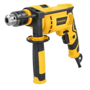 TOUGH MASTER Impact Drill Corded 230V Hammer Drill with Variable Speed - 650 Watts (TM-ID700E)