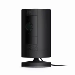 Ring Stick Up Wired Indoor & outdoor Tilt adjustable Smart camera - Black