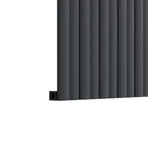 VURTU Alum2 Designer Vertical Radiator, 1800(H) x 470(W), Anthracite, 650104