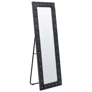 Standing Mirror ANSOUIS Velvet Dark Grey