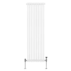 Traditional 2 Column Radiator - 1800 x 472 mm - White