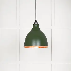 Hammered Copper Brindley Pendant in Heath