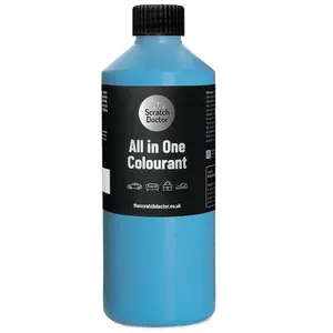 Scratch Doctor All In One Leather Colourant, Leather Dye, Leather Paint 500ml Light Blue