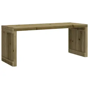 Berkfield Garden Bench Extendable 212.5x40.5x45 cm Impregnated Wood Pine