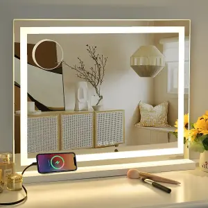 58 x 48 cm Vanity Mirror with Lights