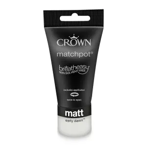 Crown Early Dawn Matt Emulsion paint, 40ml