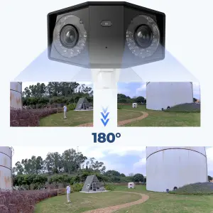 Reolink 4K Duo 2 PoE 180 degree view with advanced AI detection, Colour night vision Smart Camera