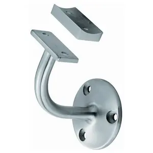 Handrail Bracket Saddle Suits 38mm Diameter Handrail Satin Stainless Steel