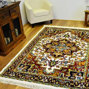 Cream Persian Heriz Rug - Dakota