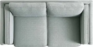 Dipley Sage Fabric Sofa, 2-Seater - Daals - Sofas