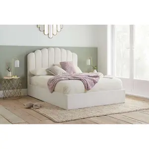 Birlea Monaco King Ottoman Bed White