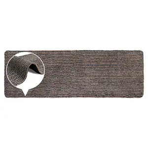 JVL Kensington Machine Washable Cotton Runner Barrier Doormat, 50x150cm, Stripe