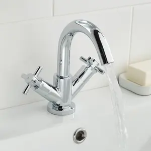 Bristan Nurture Standard Chrome effect Basin Mixer Tap