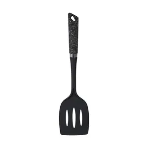 6-Piece Black Kitchen Utensils Set | Non-Scratch & Heat Resistant | BPA Free Plastic | Modern & Vibrant | Space Saving Black