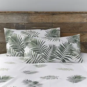 Charlotte Thomas 144 Thread Count "Fern" Reversible Duvet Cover Set