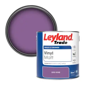 Leyland Trade Vinyl Matt Walls & Ceilings Emulsion Paint (3050-R50B) 2.5L