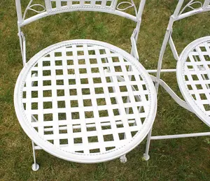 Maribelle Metal Round Garden Chairs