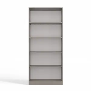 Albee Bookcase Clay / (5 Shelves) 182 cm H x 80 cm W x 32 cm D