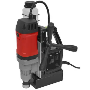 High-Performance 35mm Magnetic Drilling Machine with 10mm Chuck and Safety Strap