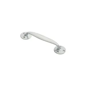 Victorian Bow Shaped Pull Handle 152mm Length 32mm Proj Satin Chrome