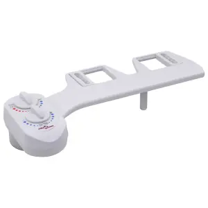 Bidet Toilet Seat Attachment Hot Cold Water Single Nozzle