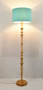 Lighting123 Strathaven Floor Lamp E27 Bulb Cap for Living Room Bedroom Office