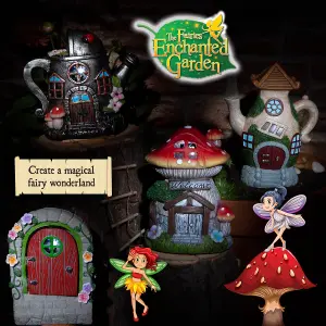 Flower Fairy House Ornament Decoration - The Fairies Enchanted Garden