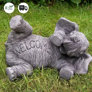 Amusing Welcome Elephant Garden Statue