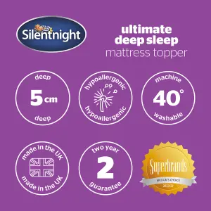 SILENTNIGHT DEEP SLEEP 5CM MATTRESS TOPPER - KING